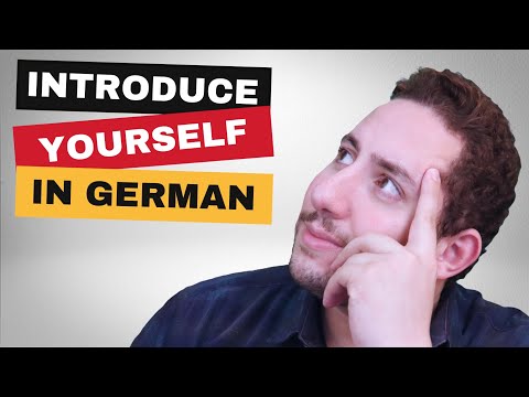 Introduce yourself in German - Name