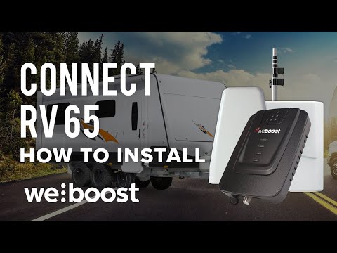 Installing the Connect RV 65, cell signal booster for your RV | weBoost