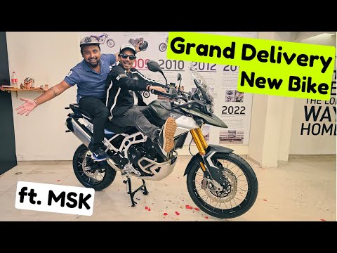 Rs 22 Lakh Ki Dream Bike Delivery | @MSKvlogs  TIGER 900 RALLY PRO 🔥