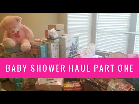 Baby Shower Haul Part 1 | Phillips Fam Baby Shower Gifts Unboxing