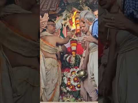 Bhabya Mangal aarti darshan of Shree Jagannath on chariot 🙏🏻🥺Ratha yatra 2024 #shorts #shortvideo