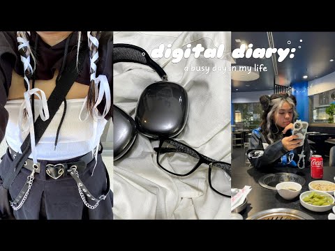 digital diary 🎧: gaming cafe, daily makeup routine, lots of food