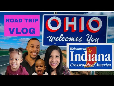 Road Trip Vlog with Family | Family Road Trip to Ohio and Indiana