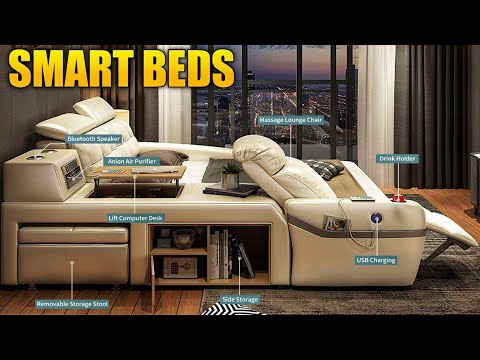 SMART BED TECHNOLOGY : Smart Home Automation 2021 | Modern Homes Tour - Part 4