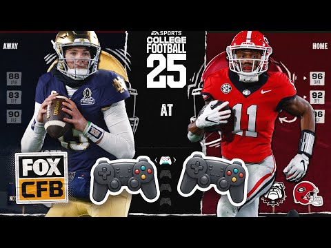 Notre Dame Fighting Irish vs. Georgia Bulldogs | 2024 CFP | College Football 25 Simulation