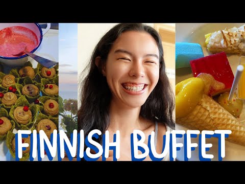 Finnish Buffet on a Boat | Silja Symphony from Finland to Sweden | Sweden Travel Vlog