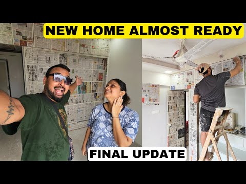 APNA GHAR ALMOST READY | FINAL WORK & UPDATE BEFORE WE SHIFT TO NEW HOUSE !!