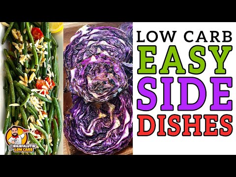 Easy Low Carb SIDE DISHES - The Best KETO Vegetable Side Dish Recipes!