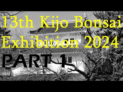 13th Kijo Bonsai Exhibition - 第13回 亀城盆栽展 2024 January (PART 1)