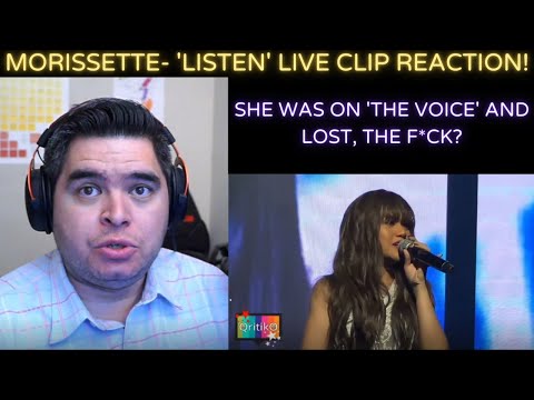 MORISSETTE- 'Listen' Live Clip REACTION!