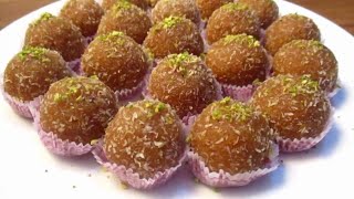 Besan malai laddu recipe in hindi / besan mithai / 10 minute recipe...