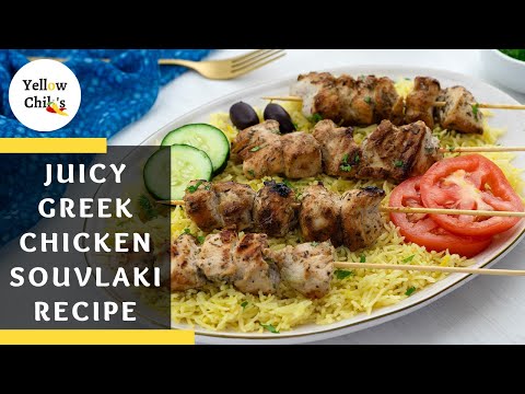 Juicy Grilled Greek Chicken Souvlaki Recipe - Perfect Every Time!