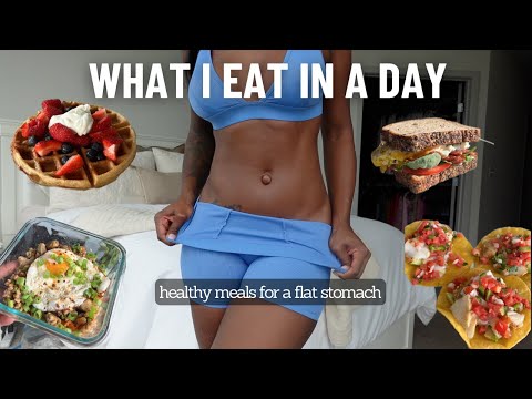 WHAT I EAT IN A DAY 🥦🥕🌽 To keep a flat stomach