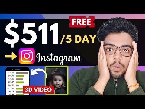 Made $511/5 Days using Instagram | Instagram Affiliate Marketing | AI 3D VIDEO Tutorial | 2024