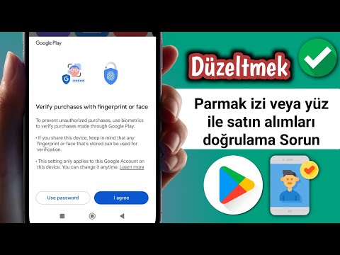 Satın alma işlemlerini parmak izinizi veya yüzünüzü kullanarak doğrulayın play store`da