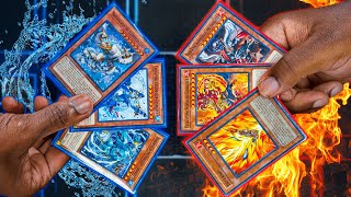 Yu-Gi-Oh FIRE vs WATER Attribute Duel!