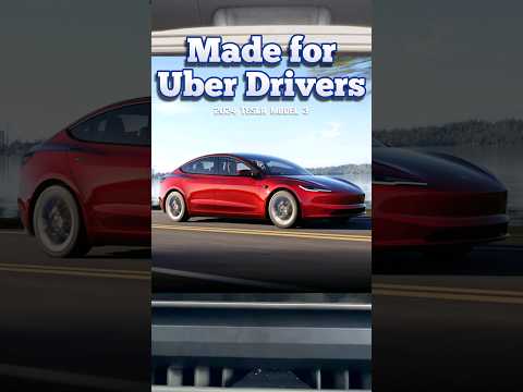 The 2024 #Tesla model 3 is made for #Uber drivers and passengers