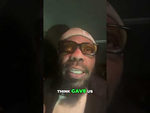 Beanie Sigel gives flowers to The Lox