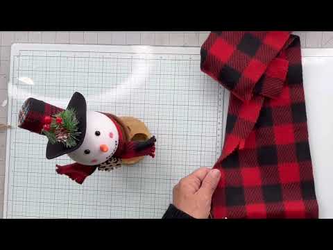 Dollar Tree Candle Votive Snowman