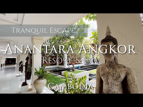 Gorgeous Resort Near Angkor Wat: Anantara Angkor Resort Tour 2024 [4k] Siem Reap, Cambodia 🇰🇭