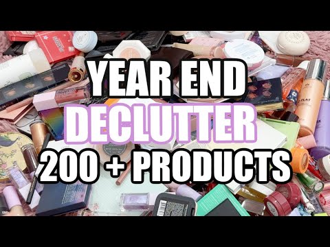 Starting the year fresh HUGE MAKEUP DECLUTTER 2024