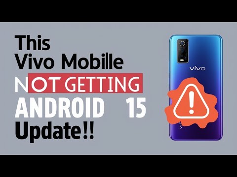 THIS VIVO MOBILE NOT GETTING ANDROID 15 UPDATE #android15 #vivo