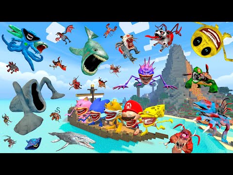 🚢 MINECRAFT SPARTAN KICKING ZOOCHOSIS ANIMALS SONIC TAPES FAMILY SPONGEBOB EL GRAN MAJA in Gmod !