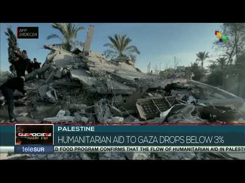 Humanitarian assistance in Gaza drops 3% amid unprecedented crisis