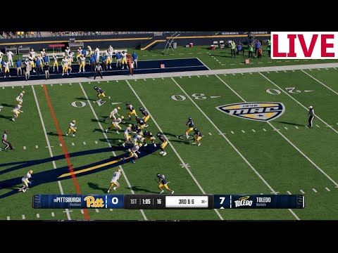 🔴LIVE 🔴Pittsburgh Panthers vs Toledo Rockets/ GameAbove Sports Bowl/ NCAA College Football/NCAA 25