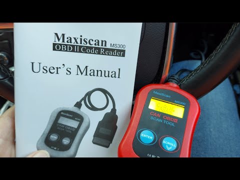 First test Maxiscan MS300 OBD 11 Code Reader