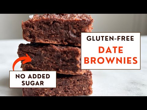 I'M OBSESSED with These Gluten Free Date Brownies!