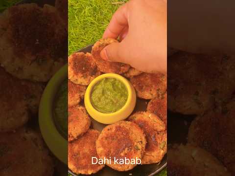 Dahi kabab recipe #shorts #shortsvideo #yummy #recipe #viral #satrangijeeman #easyrecipe #dahikabab