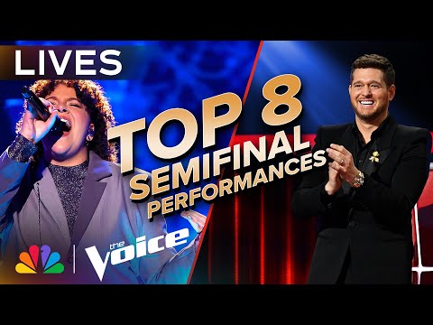 The Best Performances from the Top 8 Live Semi-Final | The Voice | NBC