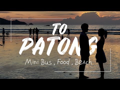 Cheapest way to reach Patong Beach from Phuket Airport | Mini bus, Food, Beach, People