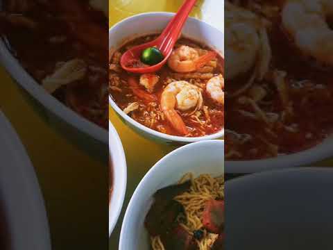 回味家乡味Laska，搭配韩式炸鸡#sarawak#laksa#韩式炸鸡#砂劳越哥捞