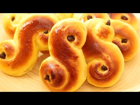 Bright golden color! How to make Lussekatt