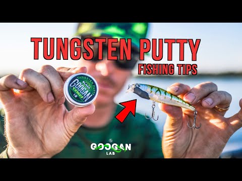 NEW GOOGAN Tungsten Putty Terminal Tackle! ( BASS FISHING TIPS )