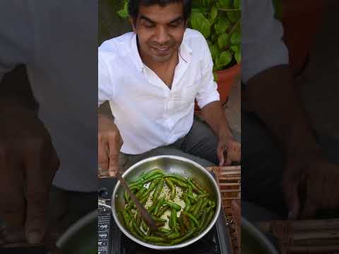 whole green Chilli pickle - one of the easiest way to make it #shorts