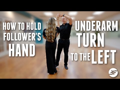 How the Leader Holds the Follower's Hand in a Turn (Left Turn Edition)