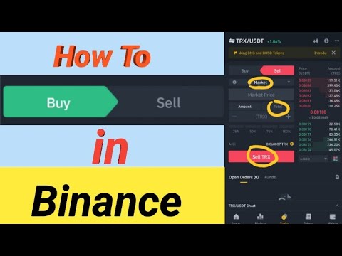 ||How To Sell And buy any Crypto in Binance|| Binance mein kis tarha se Usdt buy aur Sell krty hain