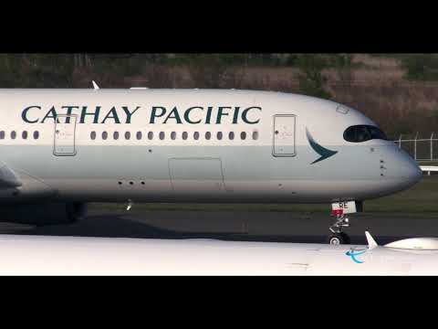 " Plane Spotting at New Chitose Airport " Cathay Pacific Airways(CPA) Airbus A350-900 B-LRE