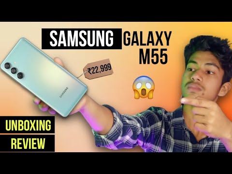 Samsung Galaxy M55 5g Unboxing and Review || Snapdragon 7 gen 1 || 5000 mAh || 45 watt ||