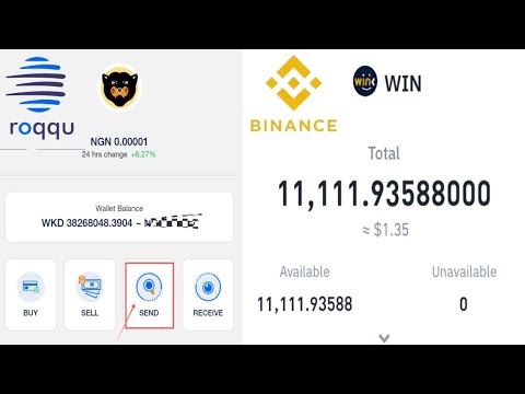 Easiest way to send coins from roqqu | How to transfer coin from roqqu to binance | Roqqu withdraw