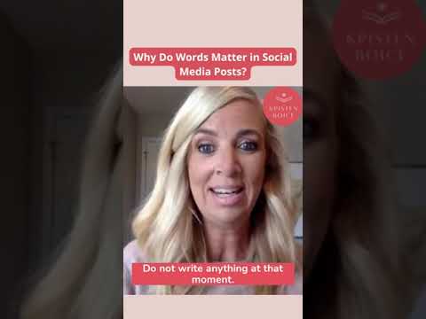 Why Do Words Matter in Social Media Posts?