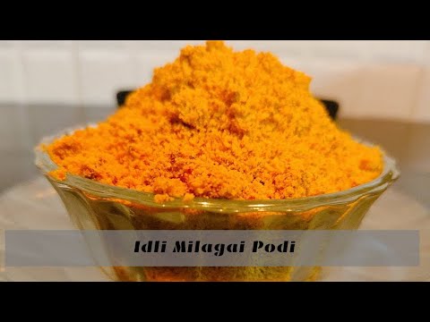 Idli Milagai Podi | Idli Podi Recipe | Milagai Podi Recipe in Tamil