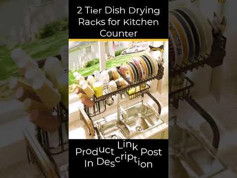 Expert's Favorite Over The Sink Dish Drying Rack Revealed!