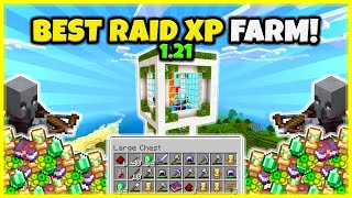 BEST RAID FARM EVER!! (VERY FAST!) In Minecraft Bedrock 1.21