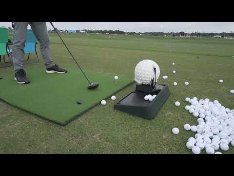 New Prototype: TeesyTek Auto Tee Up Machine at the PGA Merchandise Show 2024 Demo Day