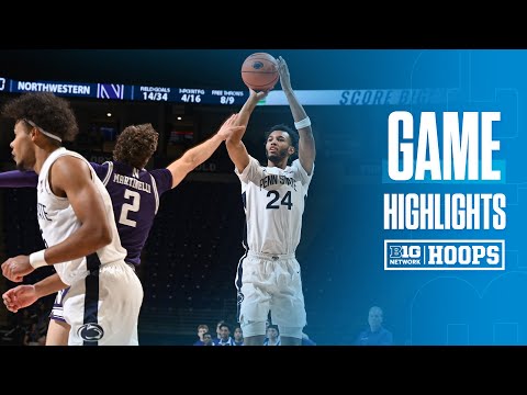 Northwestern at Penn State | HIGHLIGHTS | Big Ten Basketball | 01/02/2025