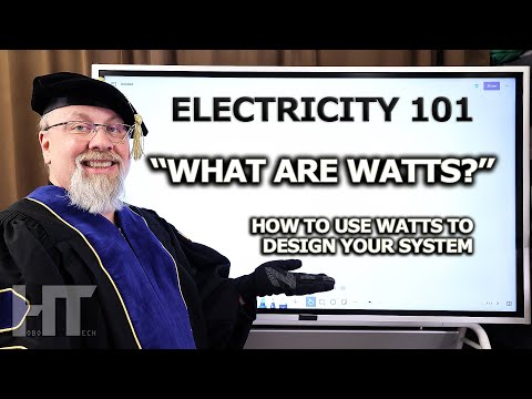 What Are WATTS? Understanding WATT HOURS For Solar Power | Batteries | Generators